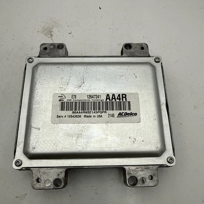 2012-16 Chevrolet Cruze 1.4L ECM Engine Computer Module M/T PCM 12647241 AA4R Foto 1 de 4