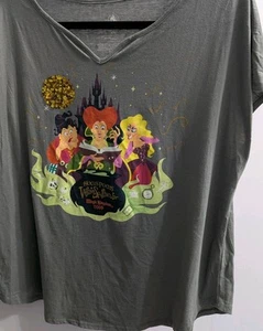 Disney Parks Hocus Pocus Villains Spectacular 2019 Gray Women's Shirt XXL - Picture 1 of 4