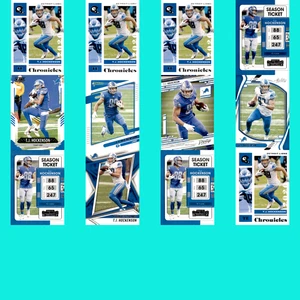 T.J. Hockenson Lot 12 Football Cards Detroit Lions Panini Chronicles Contenders - Bild 1 von 15