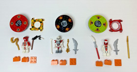 LEGO Ninjago Spinner Lot 2257 9564 9567 Snappa Fang-Suei Frakjaw