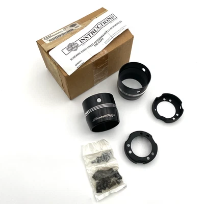 oem Harley 65100048 Screamin Eagle 3.25 Black Street Cannon Exhaust End Caps Tip - Imagen 1 de 4