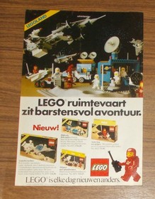 Rare Advertising LEGO Classic Space 6929 Star Fleet Voyager 6870 6822 6927 1981