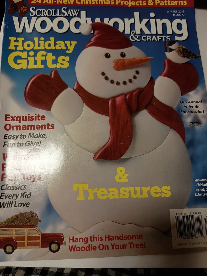 SCROLL SAW WOODWORKING CRAFTS MAGAZINE | WINTER 2019 #77 Y7 - Image 1 of 1