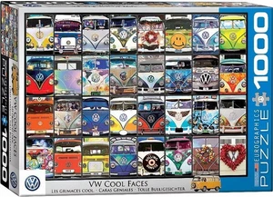 VW Cool Faces 1000 piece jigsaw puzzle by Eurographics 680mm x 490mm - Picture 1 of 2
