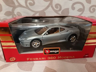 BBURAGO FERRARI 360 MODENA 1999 MODELLINO COLLEZIONE SCALA 1:18  - Immagine 1 di 4