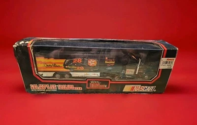 NIB 1992 RACING CHAMPIONS NASCAR DAVEY ALLISON #28 HAVOLINE TEAM TRANSPORTER - Image 1 of 4