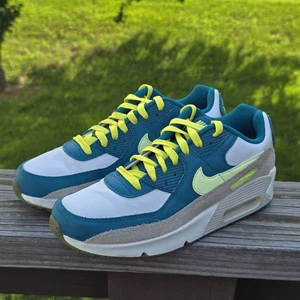 Nike Air Max 90 OG VOLT türkis/neongrün gelb CD6864-124 Größe 5,5 Y Damen 7 - Bild 1 von 15