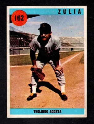 1970 Ovenca Sport Grafico Venezuelan #162 Teolindo Acosta Aguilas Del Zulia EX - Image 1 of 2