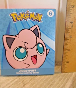 McDonald’s Happy Meal Toy 2024 Pokemon Jigglypuff Sticker Activity Sheet #6 NIP - Picture 1 of 3