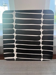 New MARIMEKKO for Target Black & White 12.75” Square Melamine Serving Tray - Picture 1 of 4