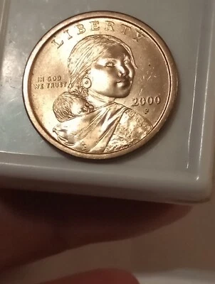 2000 P. MINT SACAGAWEA GOLD TONE DOLLARS - Image 1 of 2