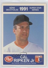 1991 Post Canadian Super Star Series Cal Ripken Jr #22 HOF