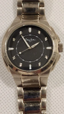 Reloj de cuarzo para hombre Sean John esfera con detalles de cristal tono plateado batería nueva Foto 1 de 4