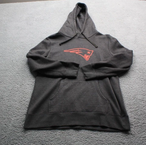 Rob Gronkowski New England Patriots Sweater Womens Adult XL Gray Fanatics NFL Cover