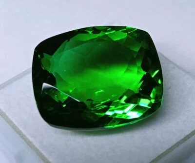 Cojín de turmalina color verde 16+ quilates corte piedras preciosas sueltas para hacer colgantes Foto 1 de 4