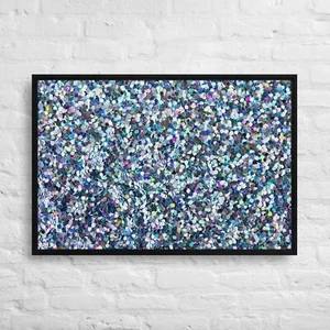 Colorful glitter abstract 36x24-Framed Canvas Print - Picture 1 of 1