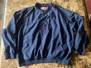 Nike Men XL Vintage MLB Seattle Mariners Pullover Center Swoosh Pockets Blue - Picture 1 of 5