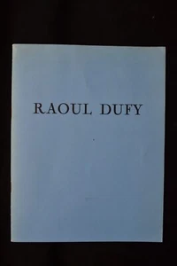 RAOUL DUFY 1877-1953 EXPOSITION CATALOGUE MONTE-CARLO 1974 - Picture 1 of 11
