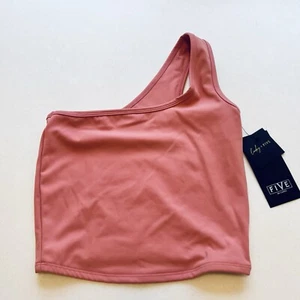Five the Label Ropa de Baile Top Un Hombro Descubierto Para Mujer Mediano Lindsey X NUEVO - Imagen 1 de 4