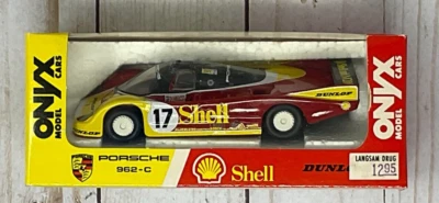 Onyx Porsche 962-C Shell Dunlop 1:43 Le Mans 1988 vehículo fundido a presión C03 Foto 1 de 4