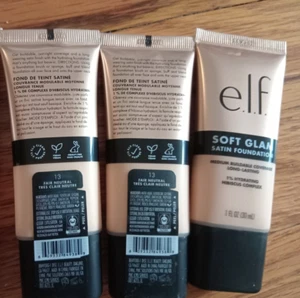 Lot of 3 - e.l.f. Soft Glam Satin Foundation, 13 Fair Neutral , 1 fl oz - Picture 1 of 1