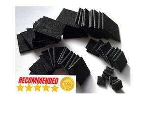 QUADRATISCHE KLEBRIGE FILZPADS LAMINATBODEN, MÖBEL ANTI-KRATZER, SCHRAMMENSCHUTZ - Bild 1 von 2