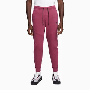 Nike Tech Fleece Pants Jogger Rosewood Purple Red Black CU4495-653 XS - Picture 1 of 4