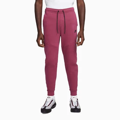 Pantalones de chándal Nike Tech polar palo de rosa púrpura rojo negro CU4495-653 3XL XXXL Foto 1 de 4