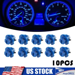10x T5 B8.4D Blue LED Instrument Panel Dash Light Bulbs Fits VW For Passat 01-05 - Picture 1 of 9