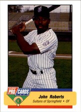 1994 Springfield Sultans Fleer/ProCards #2051 John Roberts Pine Bluff Arkansas 