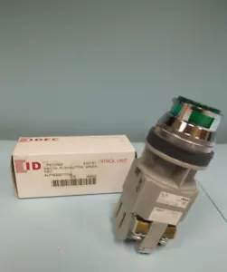 NEW!! idec 2-M7-E1 ( ALFNE22211DNG ) GREEN - PUSHBUTTON SWITCH - Picture 1 of 9