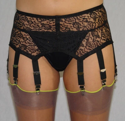 Cinturón liguero de encaje con 8 correas tallas grandes ENVÍO GRATUITO Foto 1 de 2