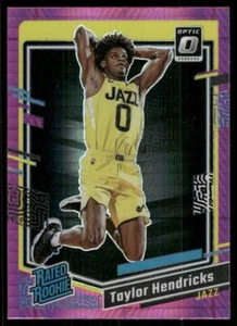 2023-24 Donruss Optic #233 Taylor Hendricks Hyper Pink Rated Rookie RC - Picture 1 of 2