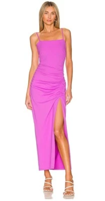 Maxi Vestido Susana Monaco Acanalado Abertura L Resort Vacaciones Tropical Body Con $228 Foto 1 de 4