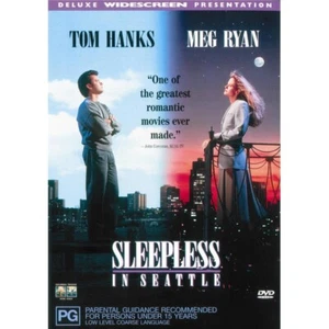 SLEEPLESS IN SEATTLE-DVD-Meg Ryan, Tom Hanks-Region 4-New AND Sealed - Foto 1 di 1