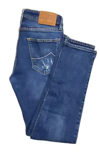 Mens Jacob Cohen Tailored Jeans Handmade Limited 2nd Premium Edition 30X32 622 C - Picture 1 of 13