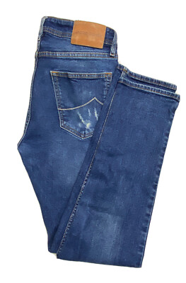 Jacob Cohen 622 C Limited Edition Jeans Size 33 Blue Luxury Japan