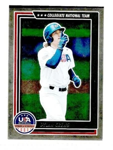 2022 Panini USA Stars and Stripes Dylan Crews Base Foil #6 Collegiate Team - Picture 1 of 2