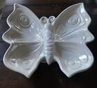Iridescent Art Butterfly Made In 1975. 11 1/2 In H By 11 In W