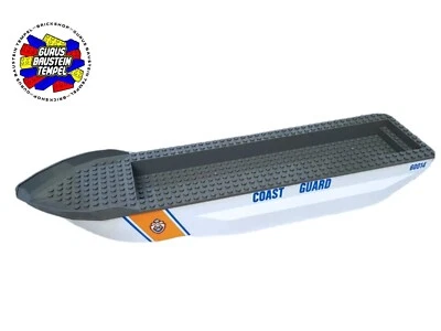 LEGO Boot Schiff  Rumpf 62791 Küsten Wache 51 x 12 x 6 Boat Hull 60014 Container - Bild 1 von 3
