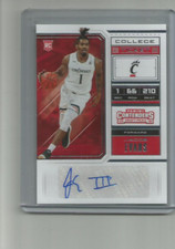 2018-19 PANINI CONTENDERS DRAFT PICKS #82 JACOB EVANS III   AUTO