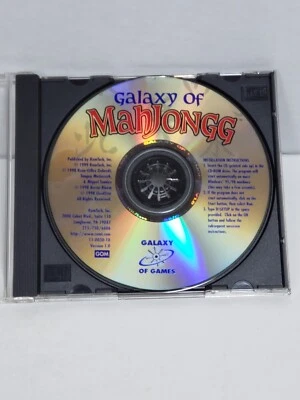Galaxy Of Mahjongg PC Game CD-ROM 1998 Windows Pre-Owned - Image 1 of 2