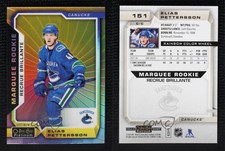 2018-19 O-Pee-Chee Platinum Rainbow Color Wheel Elias Pettersson #151 Rookie RC