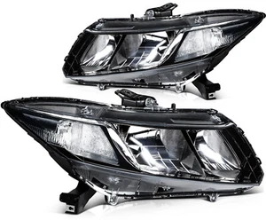 Kit de montaje de faros para Honda Civic 2012-2013 cupé de 2 puertas izquierda y derecha - Imagen 1 de 9