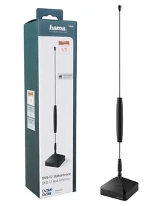 Antenne à tige Hama DVB-T2 4K FULL HD TV antenne de chambre passive pour récepteur radio - Photo 1/5