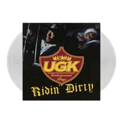 UGK UNDERGROUND KINGZ RIDIN' DIRTY VINYL NEW! LIMITED CLEAR LP! PIMP C, BUN B