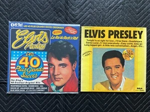 ELVIS PRESLEY 40 Plus Grand Succes 2-LP Roi Rock 'n' Roll FRENCH LIMITED EDITION - Picture 1 of 4