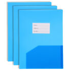 3Pcs School Office Test Papers Folders Files Folders for Home Office Files