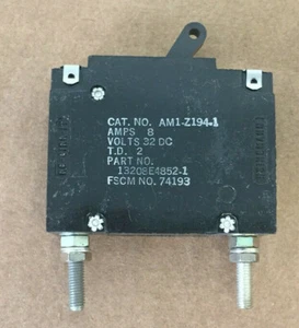 HEINEMANN 13208E4852-1 CIRCUIT BREAKER 32VDC 8A AM1-Z195-1 RE-CIRK-IT - Picture 1 of 5