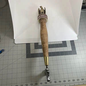 Vintage Michelob Eagle Beer Tap Handle 16 inches wood/brass - Picture 1 of 7